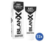 12x Paquete Blanx Pasta De Dientes Ml 75 Blanqueadora Black (Ex Antimanchas)