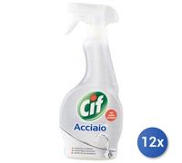 12x Paquete Cif Acero 500 Ml. Gatillo