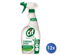 12x Paquete Cif Crema Desengrasante Trigger 650 Ml. Verde