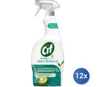 12x Paquete Cif Cristales 650 Ml. Disparador Verde Berga Hecho En Francia