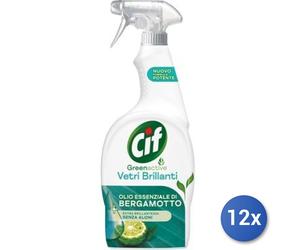 12x Paquete Cif Cristales 650 Ml. Disparador Verde Berga Hecho En Francia