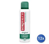 12x Paquete De Desodorante Spray Borotalco 150 Ml. Original Hecho En Italia