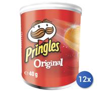 12x Paquete De Patatas Pringles Gr 40 Original