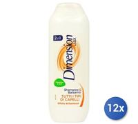 12X Paquete Dimensión 2En1 Champú 250 Ml. Normales Naranja