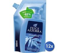 12x Paquete Felce Azzurra Jabón Saco 500 Ml. Clásico