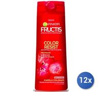 12x Paquete Fructis Champú 250 Ml. Color Resist