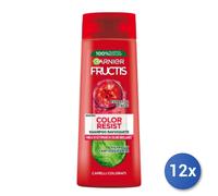 12x Paquete Fructis Champú 250 Ml. Color Resist