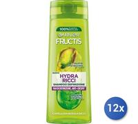 12x Paquete Fructis Champú 250 Ml. Hydra Rizos