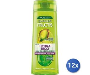12x Paquete Fructis Champú 250 Ml. Hydra Rizos