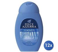 12x Paquete Gel De Ducha Felce Azzurra Aroma Original Único 250Ml