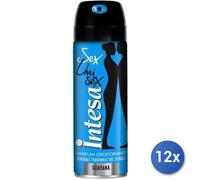12x Paquete Intesa Sex-Unisex Perfume Desodorante Guaranà 125Ml