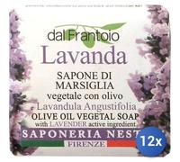 12x Paquete Nesti Jabón Aroma Lavanda Del Frantoio 100 Gr