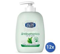 12x Paquete Neutro Roberts Antibacteriano 200 Ml Jabón Líquido