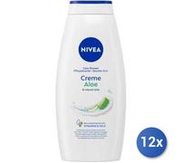12x Paquete Nivea Baño Crema Aloe Ml 750 Nuevo