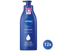 12x Paquete Nivea Crema Corporal Nutritiva Pump 500 Ml