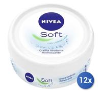 12x Paquete Nivea Soft Crema Hidratante 200 Ml