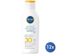 12x Paquete Nivea Sun Leche Sensible Protección Fp30