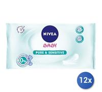 12x Paquete Nivea Toallitas Puras Y Sensibles 63