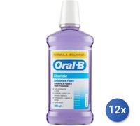 12x Paquete Oral B Enjuague Bucal Fluorinse Violeta 500 Ml