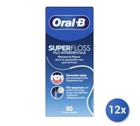 12x Paquete Oral-B Hilo Interdental Super Floss