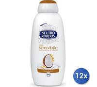 12x Paquete Roberts Baño 450 Ml. P.Sensibles Avena Y Coco