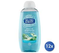 12x Paquete Roberts Ducha/Shampoo 200 Ml. Refrescante Eucalipto
