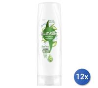 12x Paquete Sunsilk Acondicionador 200 Ml. Aloe Vera Hecho En Italia