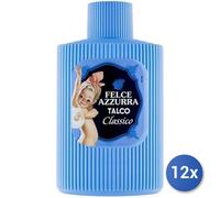 12x Paquete Talco Tarro 200 Gramos Felce Azzurra