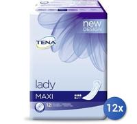 12x Paquete Tena Absorbentes Maxi 12 Pz