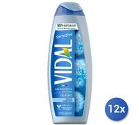 12x Paquete Vidal Baño 500 Ml. Talco Hecho En Italia