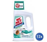 12x Paquete Wc Net Limpiador De Desagües Domésticos 1000 Ml.