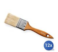 12x Pincel Maurer Triple Mango Madera mm 50