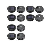 12X Reemplazo de Luz Solar, Panel Solar Superior, Piezas de Linternas Solares Colgantes para Exteriores, Accesorios de Iluminación de Jardín