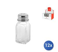 12x Tarros De Vidrio Jarsy Transparentes Para El Hogar