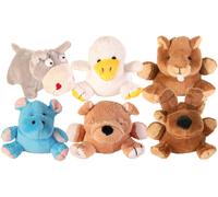 12x Trixie animal, peluche 10-12 cm
