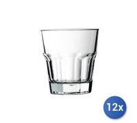 12X Vasos De Vidrio Modelo Casablanca, 20Cl, Transparente
