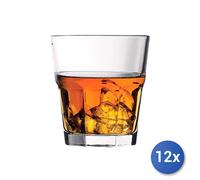 12X Vasos De Vidrio Modelo Casablanca, 20Cl, Transparente