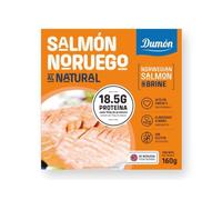 12x160gr Conserva Salmón Noruego 100% Natural, 18,5 gr de Proteína, Refuerza y Nutre Tu Cuerpo y el de tu Familia. Salmon Alto en Omega 3.