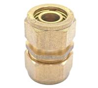 12x16mm 14x18mm 16x20mm 20x25mm 26x32mm PEX-AL-PEX Straight Brass Compression Pipe Fitting For Floor Heating(14x18mm) Plumbing Fittings