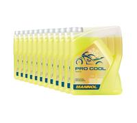 12x5 Litro Mannol Pro Cool Refrigerante Amarillo Protección Del Frío Moto Qua