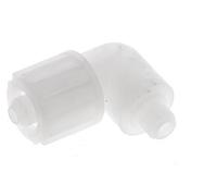 12x6mm & G1/8'' Accesorio de compresión codo PVDF con rosca macho 10 bar PVC y PA