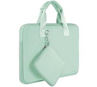 13 13,3 13,5 Maletín Impermeable de Neopreno Elástico con Bolsillo para Accesorios, Compatible con MacBook Air/Pro 13", XPS 14 13, Surface Laptop 13,5" Funda Protectora Bolso,Azul Primavera
