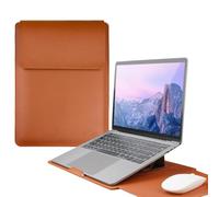 13.3-14 Pulgadas Funda Estuche para Portátiles Bolsa con Soporte para MacBook Pro 14 M5/M4/M3/M2/M1 2026-2021, MacBook Pro/Air 13.3, 13.5" 13.8" Surface Laptop, HP Spectre X360 13/14,Marrón