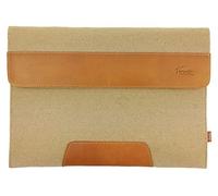 '13,3 pulgadas MacBook AirPro Retina12,9 pulgadas iPad Pro, Microsoft Surface Laptop funda Sleeve Funda para Ultra portátil Funda para 13 portátil con aplicaciones de piel, funda de fieltro marrón