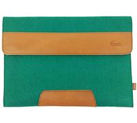 '13,3 pulgadas MacBook AirPro Retina12,9 pulgadas iPad Pro, Microsoft Surface Laptop funda Sleeve Funda para Ultra portátil Funda para 13 portátil con aplicaciones de piel, funda de fieltro verde