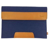'13,3 pulgadas MacBook AirPro Retina12,9 pulgadas iPad Pro, Microsoft Surface Laptop funda Sleeve Funda para Ultra portátil Funda para 13 portátil con aplicaciones de piel, funda de fieltro azul