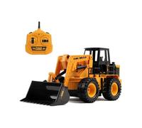 13.5" RC Bulldozer Full Function 1:24 Scale 2.4GHz Electric Remote Control Radio Excavator Car Ready-to-Run for Children Boys