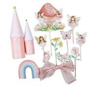13 Adornos para Tartas de Hadas, Decoración para Tartas, Centro de Mesa, Suministros para Fiestas, Cumpleaños, Cupcakes, Festivales, Shower