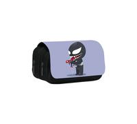 (13)Bolsa de almacenamiento de papelería doble capa para estudiantes con estampado de personajes Venom