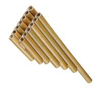 13 C/G Key Pipes Flauta De Pan Tubos Dobles Instrumento Musical De Viento De Madera Tradicional Para Amantes De La Música flauta de pan (Color : LEFT-C)